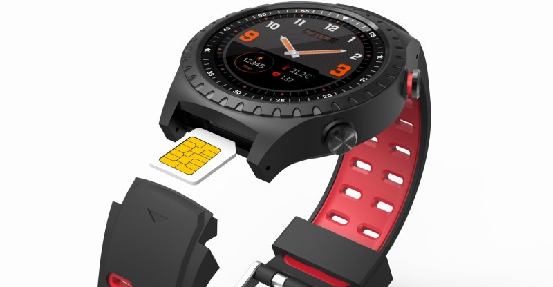 EVOLVEO SportWatch M1S, chytré sportovní hodinky s podporou SIM, červenočerný pásek - obrázek č. 7