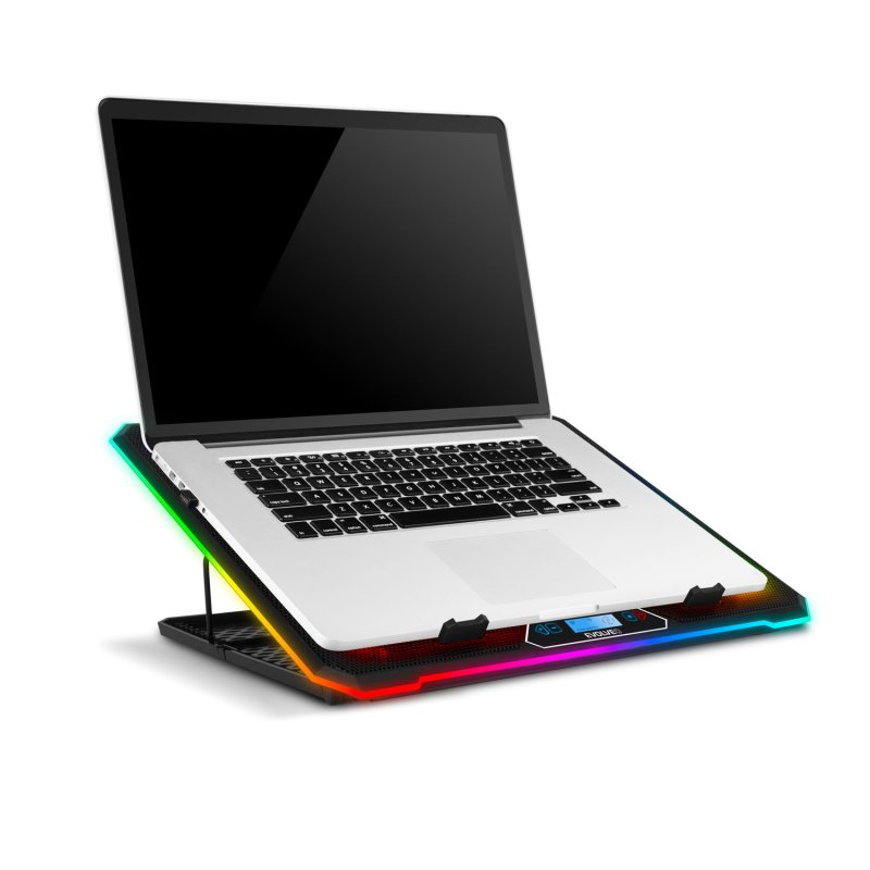 EVOLVEO Ania 9RGB, chladící podložka pod notebook, 6x ventilátor, RGB podsvícení ventilátorů a obvod - obrázek č. 7