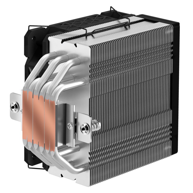 EVOLVEO QuietCool5, CPU chladič, 6x heatpipe, černý - obrázek č. 10