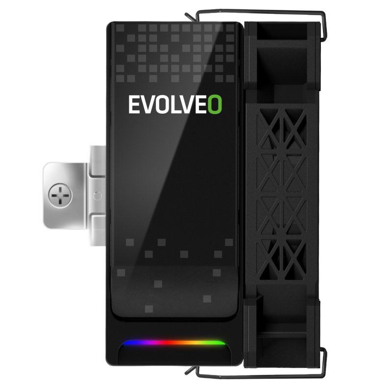 EVOLVEO QuietCool5, CPU chladič, 6x heatpipe, černý - obrázek č. 8