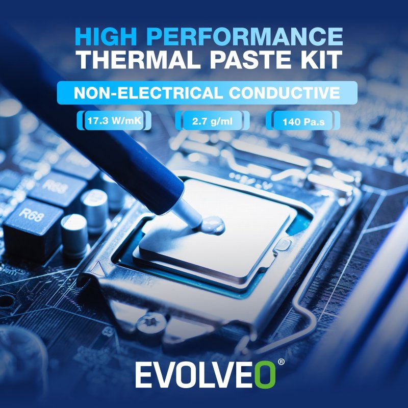EVOLVEO Ptero TC3, teplovodivá pasta, 17,3W / mK, záruka 5 let, 2 g - obrázek č. 1
