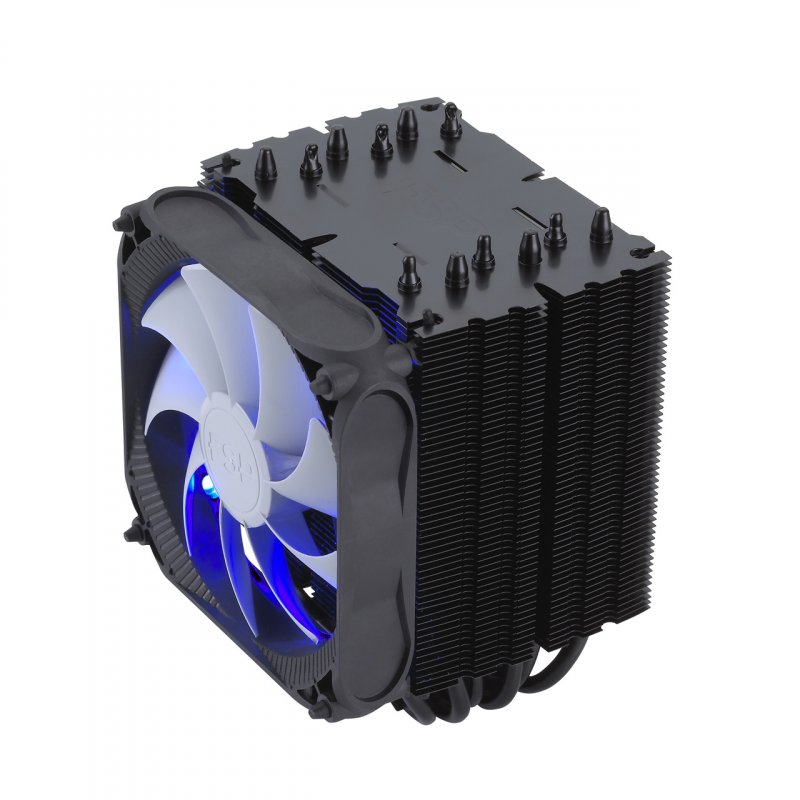 FSP/ Fortron Chladič CPU Windale 6 Cooler AC601, 6 Heat-Pipe, 240W TDP, 120 mm PWM blue LED - obrázek č. 1
