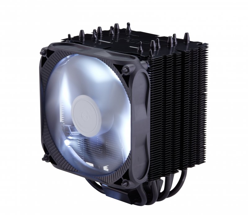 FSP/ Fortron Chladič CPU Windale 6 Cooler AC602, 6 Heat-Pipe, 240W TDP, 120 mm PWM white LED - obrázek č. 4