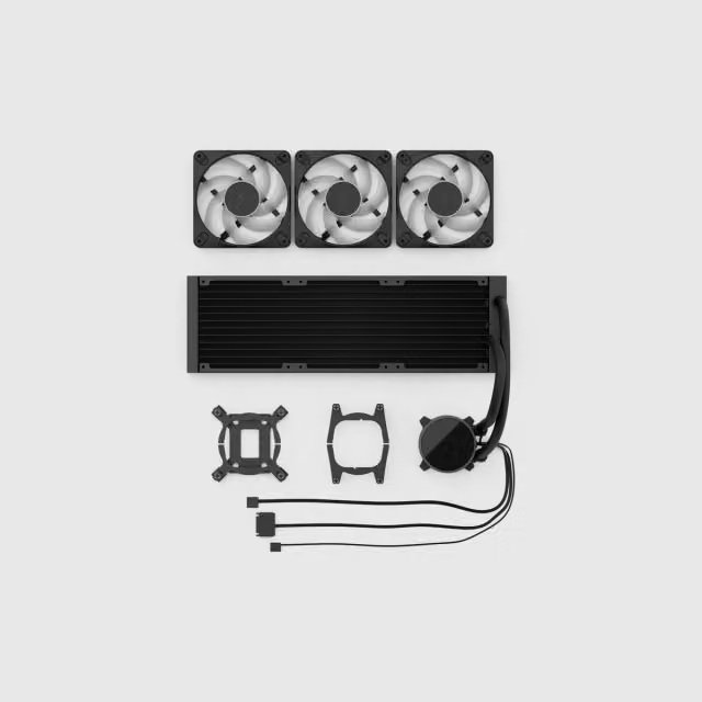 Fractal Design Radius 360 RGB, Black - obrázek č. 5