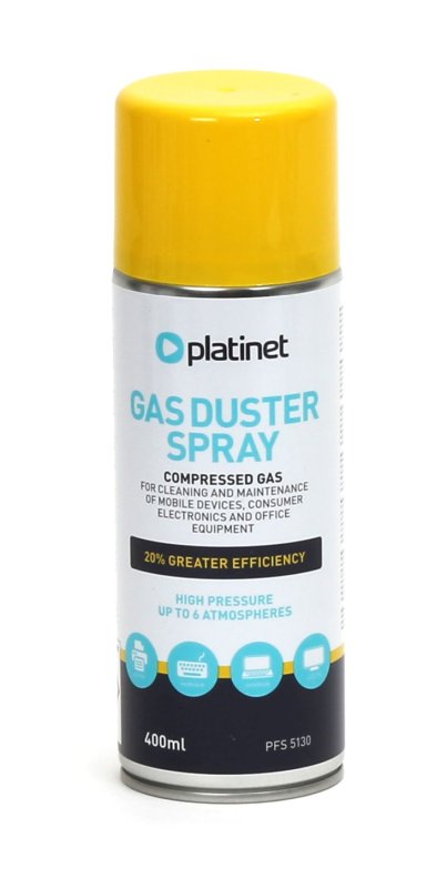 Platinet PFS5130 stlačený vzduch na čištění 400 ml - obrázek č. 1