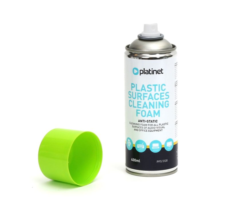 Platinet PFS5120 čistící pěna na plasty 400 ml - obrázek produktu