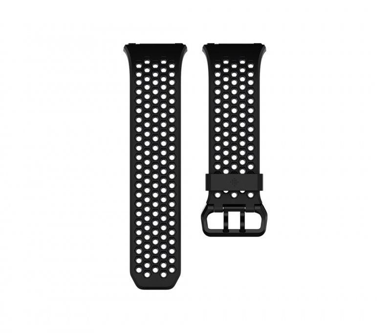 Fitbit Ionic sportovní řemínek Black Gray - Small - obrázek produktu