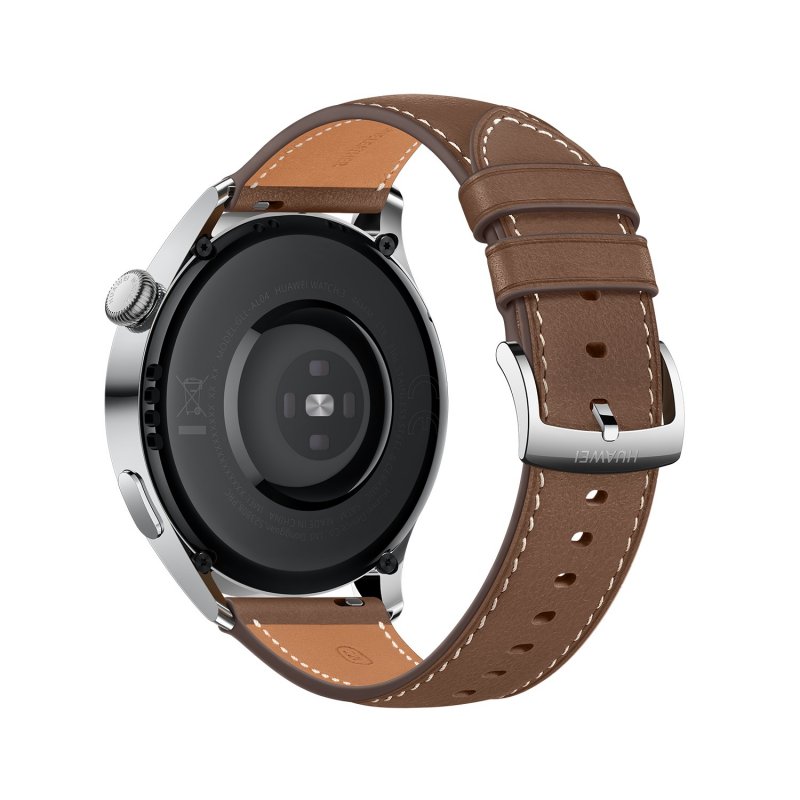 Huawei Watch 3 Pro/ Silver/ Elegant Band/ Brown - obrázek č. 3
