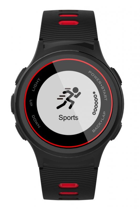 iGET ACTIVE A4 Black - chytré hodinky, IP68, GPS, LCD, BT 4.0, export Strava, LCD, 500mAh,Multisport - obrázek č. 3