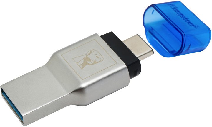 MobileLite DUO 3C USB3.1+Typ C microSDHC/ SDXC čtečka Kingston - obrázek č. 1