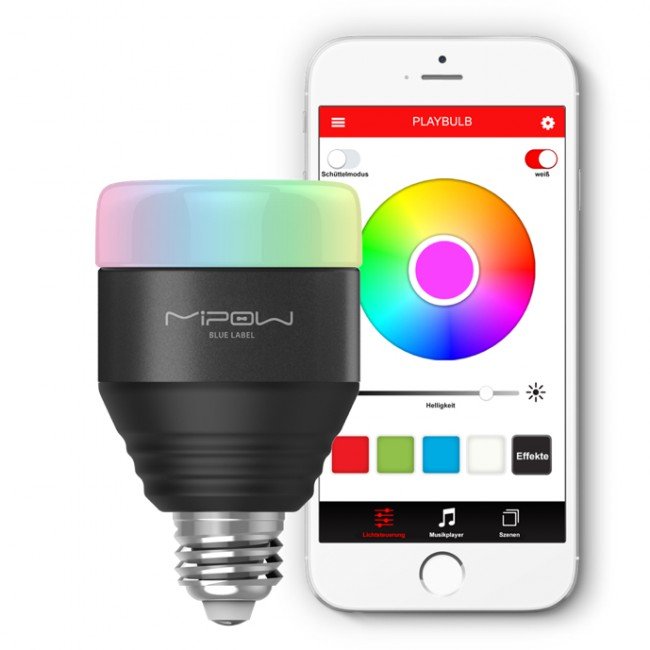 MiPow Playbulb™ Smart chytrá LED BT žárovka -černá - obrázek produktu