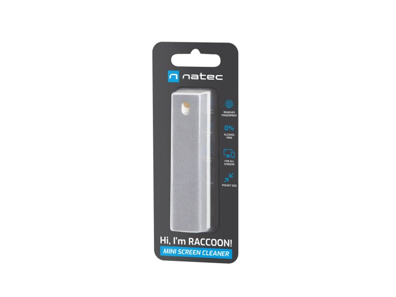 Natec mini screen cleaner RACCOON 15 ml - obrázek produktu