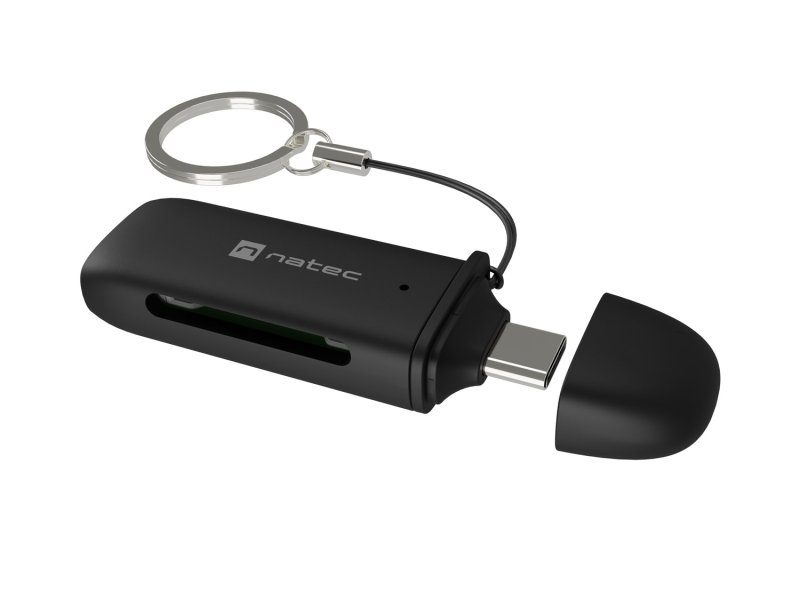 Čtečka karet Natec SCARAB C SD / MICRO SD USB 3.2 GEN 1, Černá - obrázek č. 1