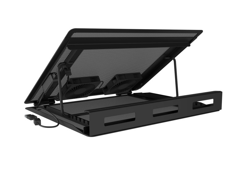 Stojan pod notebook Natec TERN 2 PLUS, 12,1-17,3", 2 ventilátory - obrázek č. 10