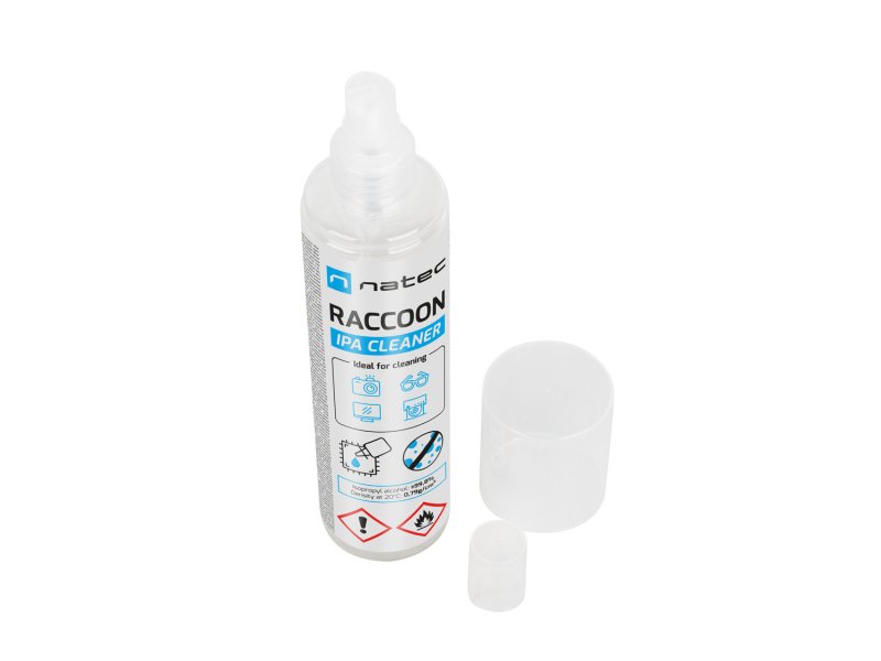 Isopropylic alcohol Natec RACCOON IPA Cleaner 250ML - obrázek č. 2