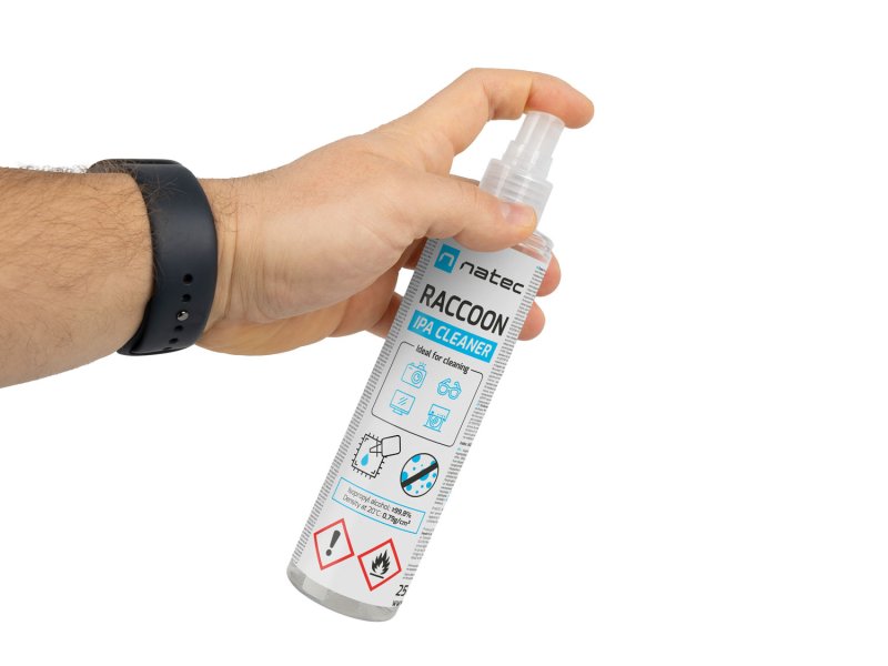 Isopropylic alcohol Natec RACCOON IPA Cleaner 250ML - obrázek č. 3