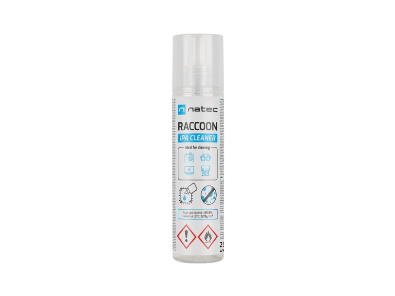 Isopropylic alcohol Natec RACCOON IPA Cleaner 250ML - obrázek č. 1