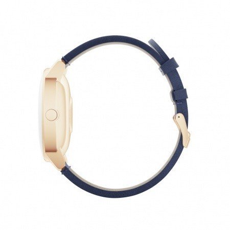 Nokia Steel HR (36mm) Rose Gold w/  Blue Leather + Grey Silicone wristband - obrázek č. 1