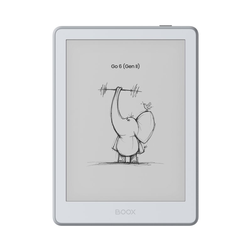 E-book ONYX BOOX GO 6 (Gen II), stone, 6" Carta 1300, 32GB, Bluetooth, Android 11, E-ink displej - obrázek produktu