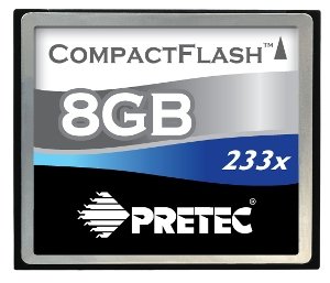 PRETEC CompactFlash 8GB 233x - obrázek produktu