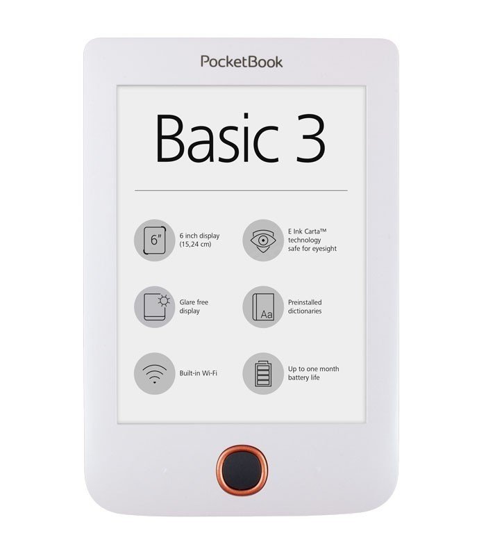 Pocketbook 614+ Basic 3, White - obrázek produktu