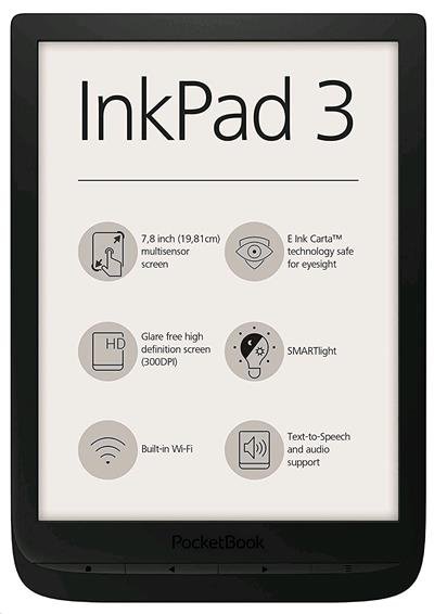 E-book POCKETBOOK 740 Inkpad 3, Black - obrázek produktu