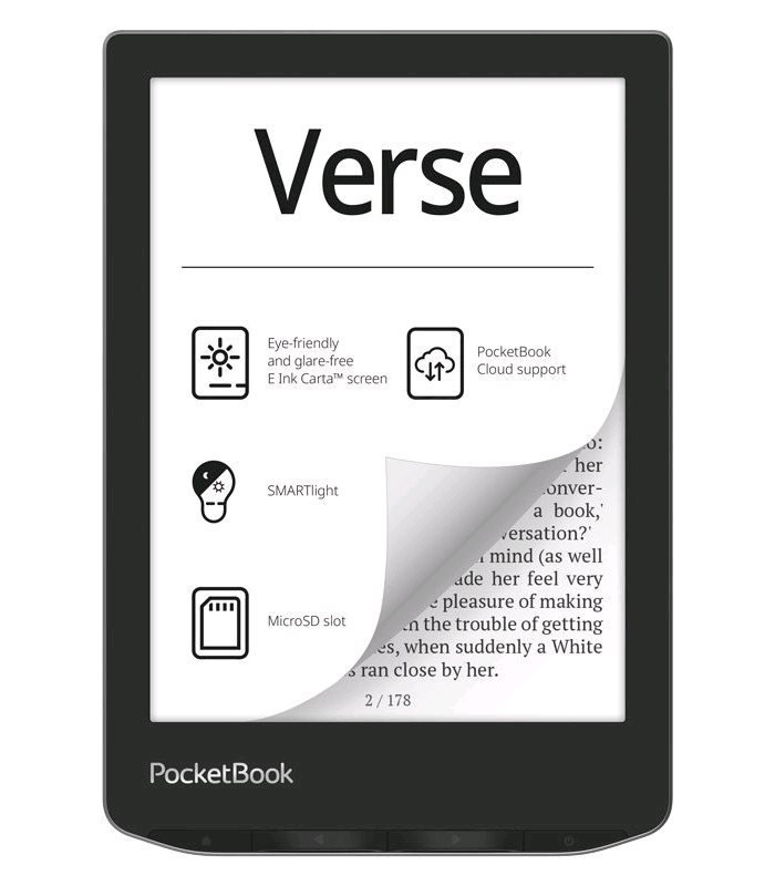 E-book POCKETBOOK 629 Verse Mist Grey, šedý - obrázek produktu