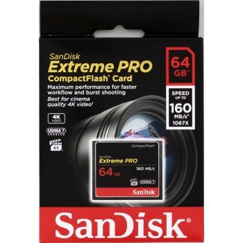 SanDisk Extreme Pro CompactFlash 64GB 160MB/ s - obrázek č. 1