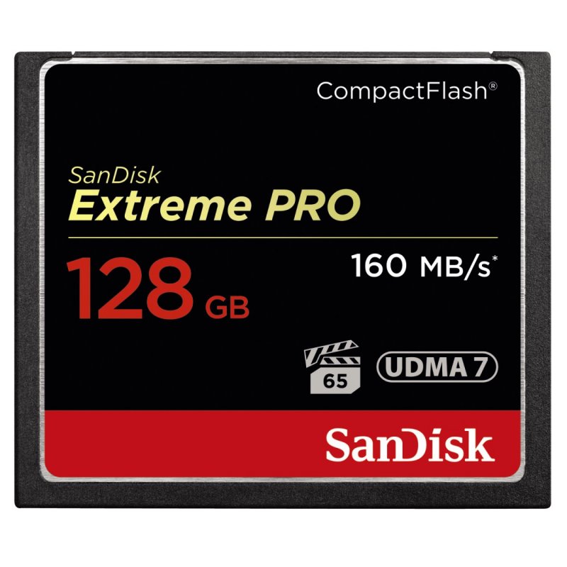 SanDisk Extreme Pro CompactFlash 128GB 160MB/ s - obrázek produktu