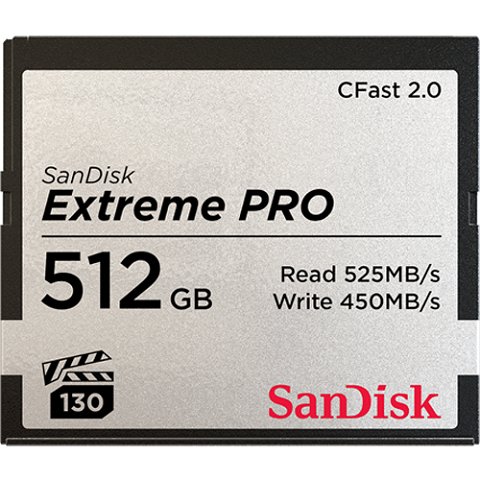 SanDisk Extreme Pro CFAST 512GB 525MB/ s - obrázek produktu