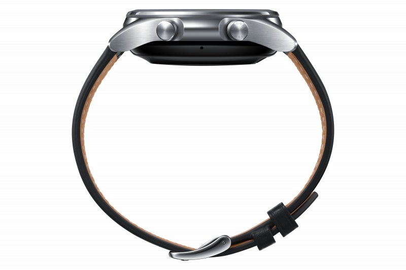 Samsung Galaxy Watch 3/ 41mm/ Silver/ Elegant Band/ Black - obrázek č. 3