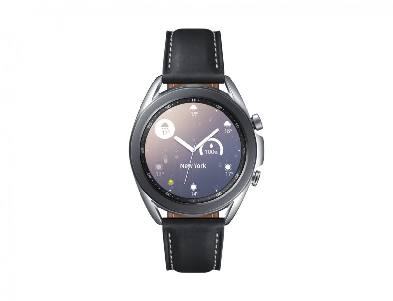 Samsung Galaxy Watch 3/ 41mm/ Silver/ Elegant Band/ Black - obrázek č. 2