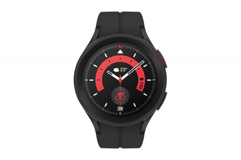 Samsung Galaxy Watch 5 Pro/ 45mm/ Black/ Sport Band/ Black - obrázek č. 1