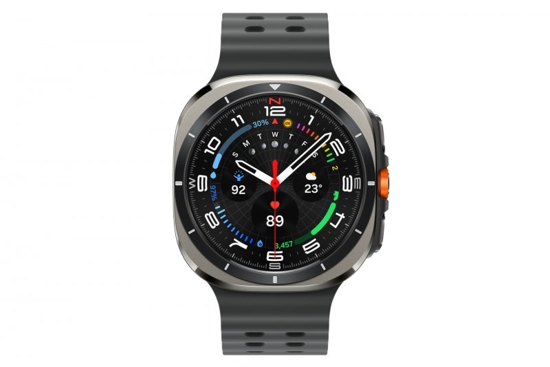Samsung Galaxy Watch Ultra / 47mm / Titanium Silver / Sport Band / Gray - obrázek č. 1