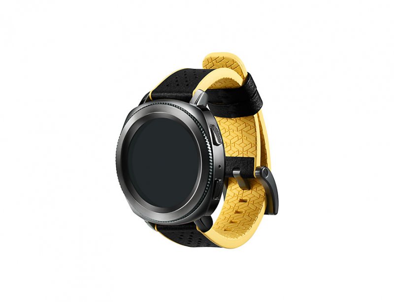 Samsung Hodinkový řemínek Braloba Gear Sport 20mm, Yellow - obrázek č. 2