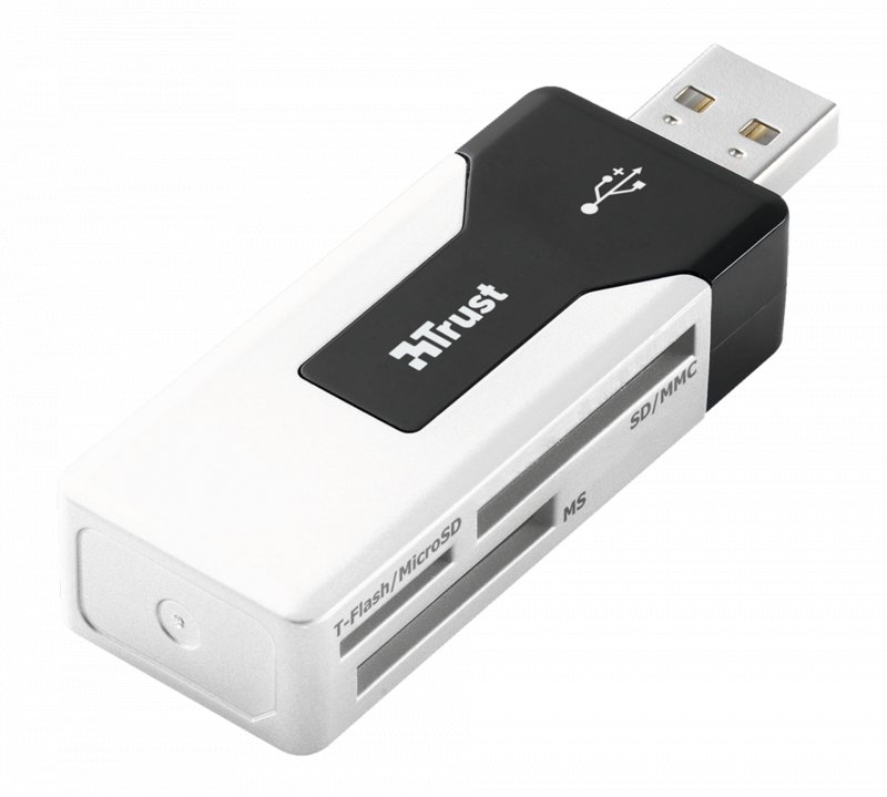 čtečka TRUST 36-in-1 USB2 Mini Cardreader CR-1350p - obrázek produktu