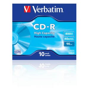 VERBATIM CD-R 800MB, 40 Extra Prot. Jewel, 10ks - obrázek produktu