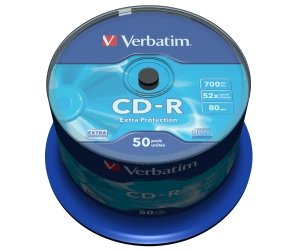 VERBATIM CD-R(50-Pack)Spindl / 52x / 700MB - obrázek produktu