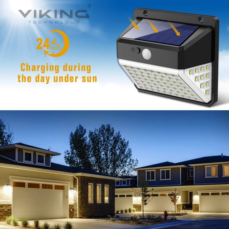 Venkovní solární LED světlo s pohybovým senzorem D82 - obrázek č. 1