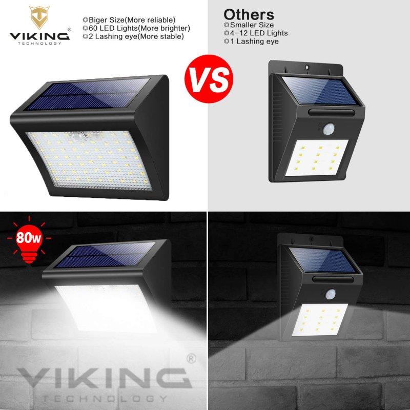 Venkovní solární LED světlo s pohybovým senzorem V60 - obrázek č. 2