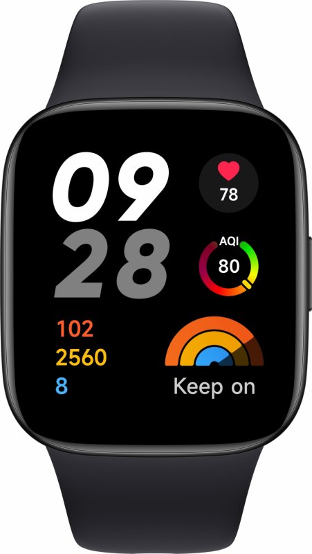 Xiaomi Redmi Watch 3/ Black/ Sport Band/ Black - obrázek č. 3