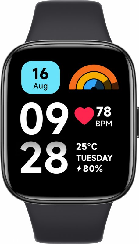 Xiaomi Redmi Watch 3 Active/ Black/ Sport Band/ Black - obrázek produktu