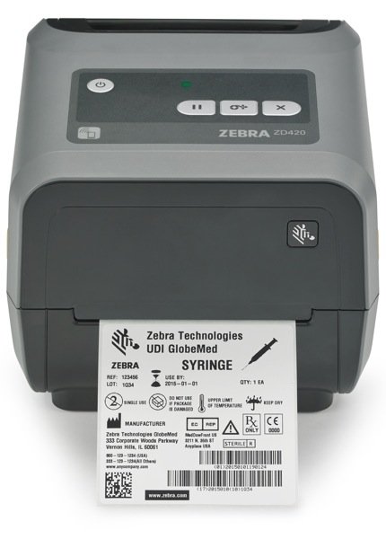 Zebra TT(Cartridge) ZD420- 203 dpi,USB,WiFi,BT 4.1 - obrázek produktu
