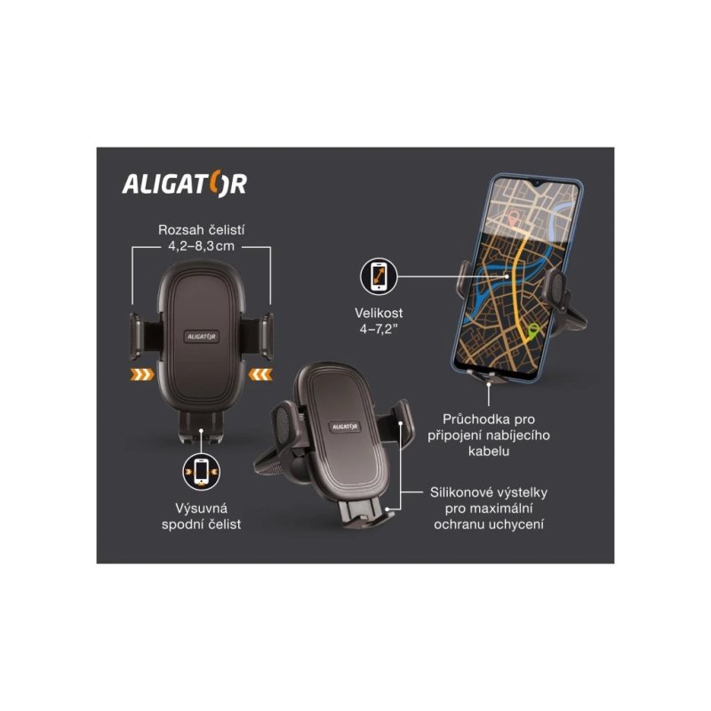ALIGATOR Držák HA20 do ventilační mřížky, univerzá - obrázek č. 2