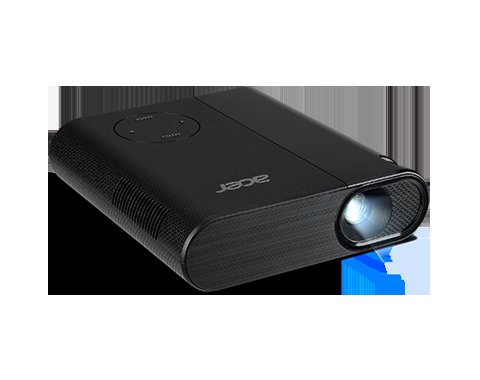 Acer DLP C200 - 200Lm, WVGA, 2000:1, HDMI, USB, repro., baterie, černý - obrázek č. 1