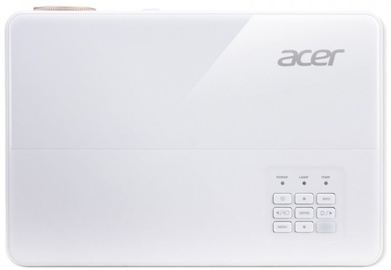 Acer DLP PD1520i - 3000Lm, FullHD, LED, HDMI, VGA, WiFi, reproduktory, bílý - obrázek č. 3