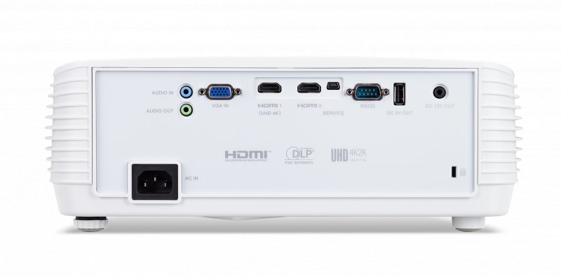 Acer DLP V6810 - 2200Lm,4K UHD, 10000:1, HDMI, VGA, RS232, USB, repro., bílý - obrázek č. 4
