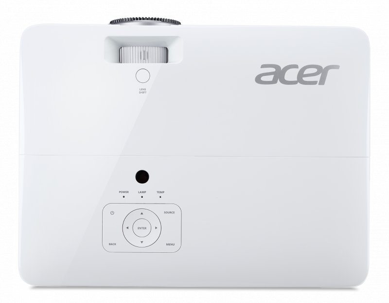 Acer DLP V6815 - 2400Lm,4K UHD, 10000:1, HDMI, VGA, RS232, USB, repro., HDR, bílý - obrázek č. 3