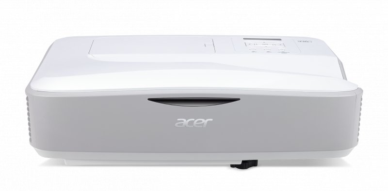 Acer DLP U5530 (UltraShortThrow) - 3000Lm, FullHD, 18000:1, HDMI, VGA, USB, repro., bílý - obrázek produktu