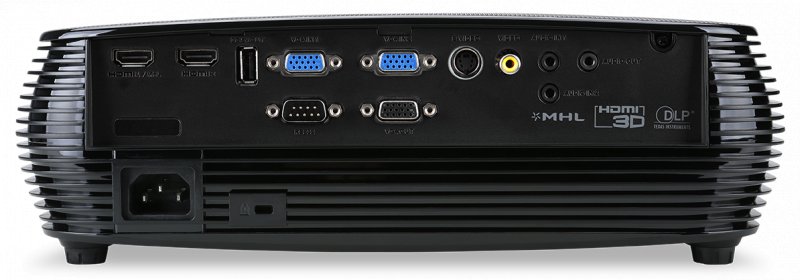 Acer DLP X1326WH - 4000Lm, WXGA, 20000:1, HDMI, VGA, repro., černý - obrázek č. 4
